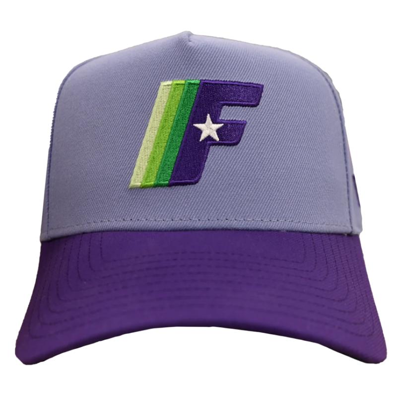 Fayetteville Woodpeckers New Era 9Forty Big League Chew Grape Adjustable Cap