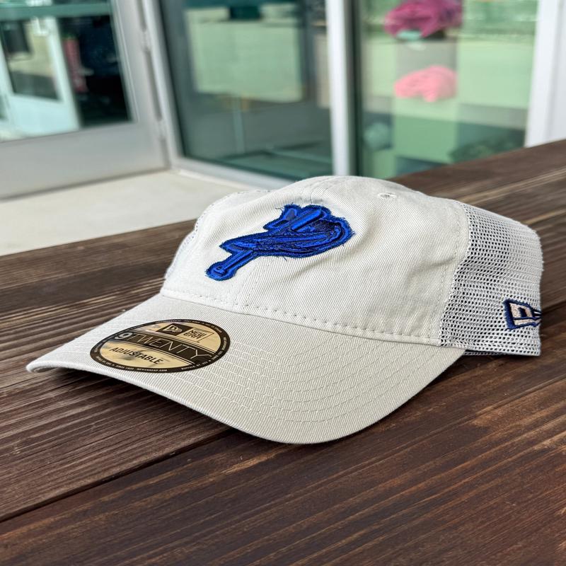 Pensacola Blue Wahoos New Era 9Twenty Khaki Gameday Cap