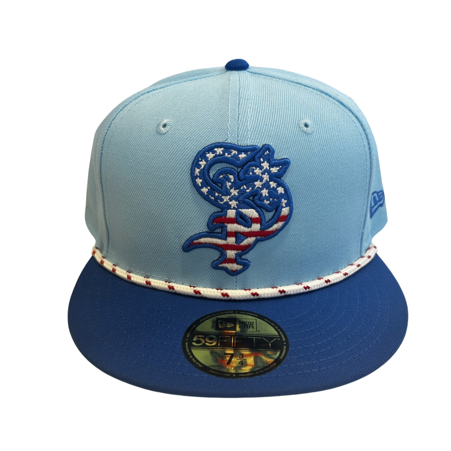 Saints 2025 On-Field 59Fifty 4th of July Cap