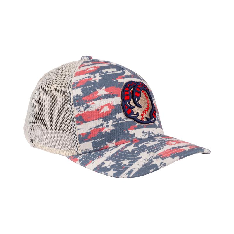 BOISE HAWKS STARS AND STRIPES TRUCKER HAT