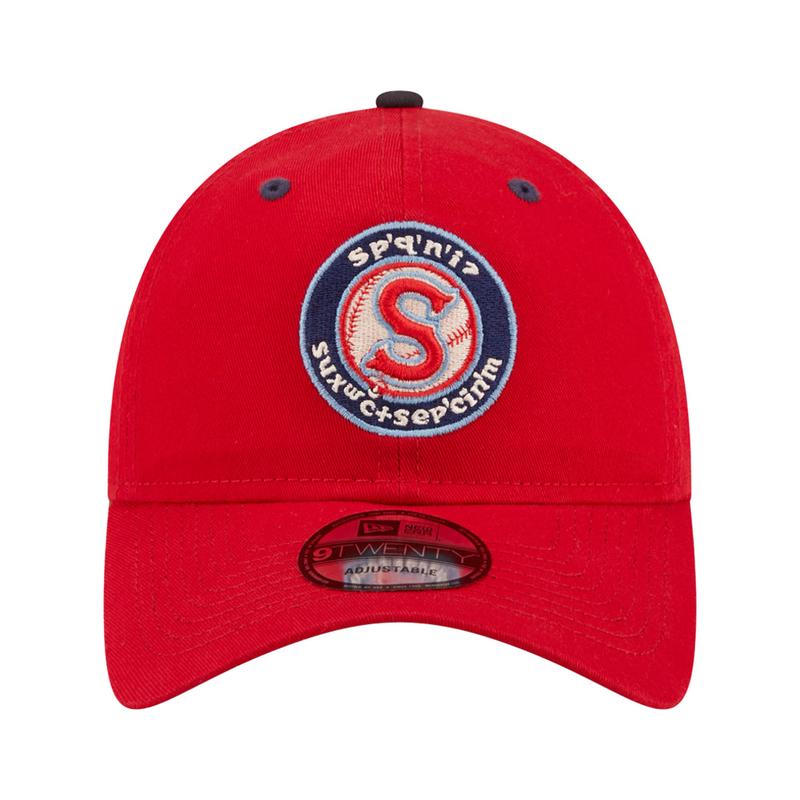 Spokane Indians Salish Logo Red Adjustable Cap