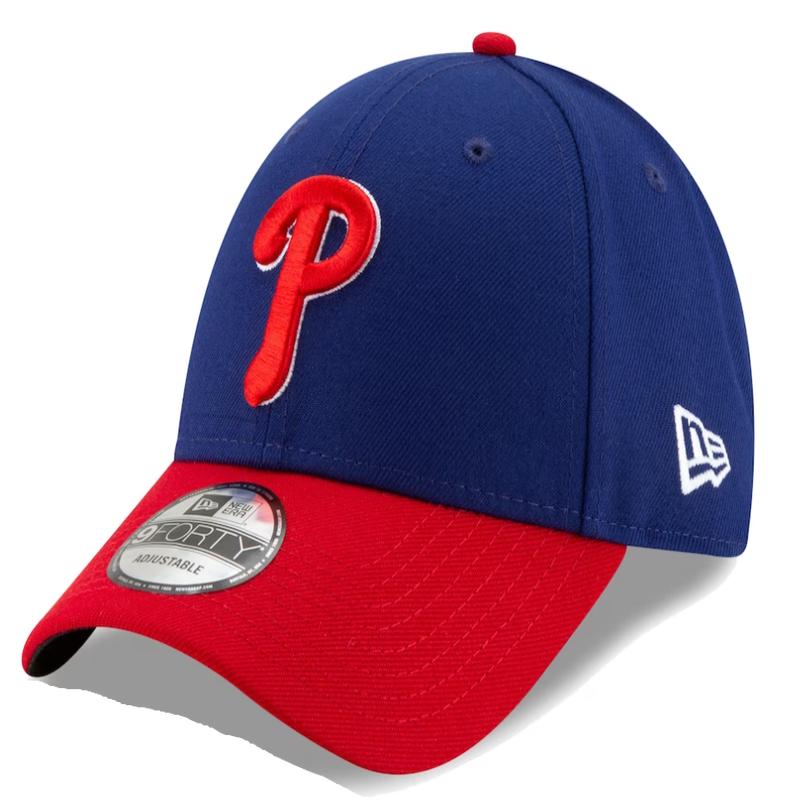 New Era 9Forty Philadelphia Phillies 'The League' Sunday Alternate Blue and Red Adjustable Hat