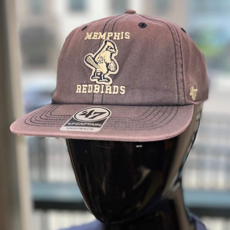 Memphis Redbirds Dusted Double Play '47 Snapback
