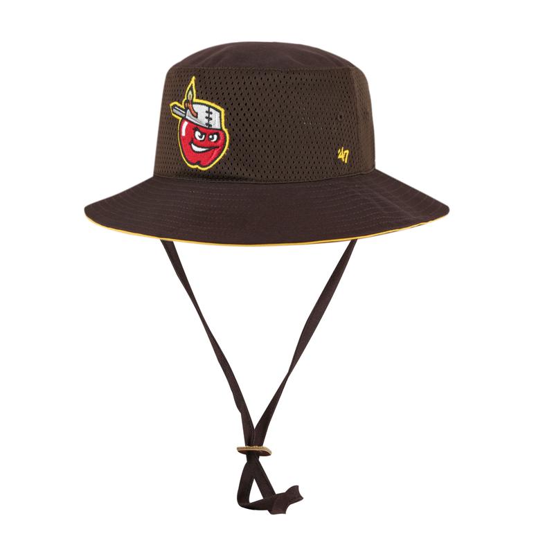 Fort Wayne TinCaps Brown Panama Pail Bucket Hat