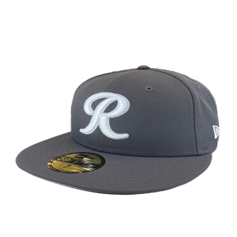 Tacoma Rainiers New Era 59Fifty Graphite White R Cap