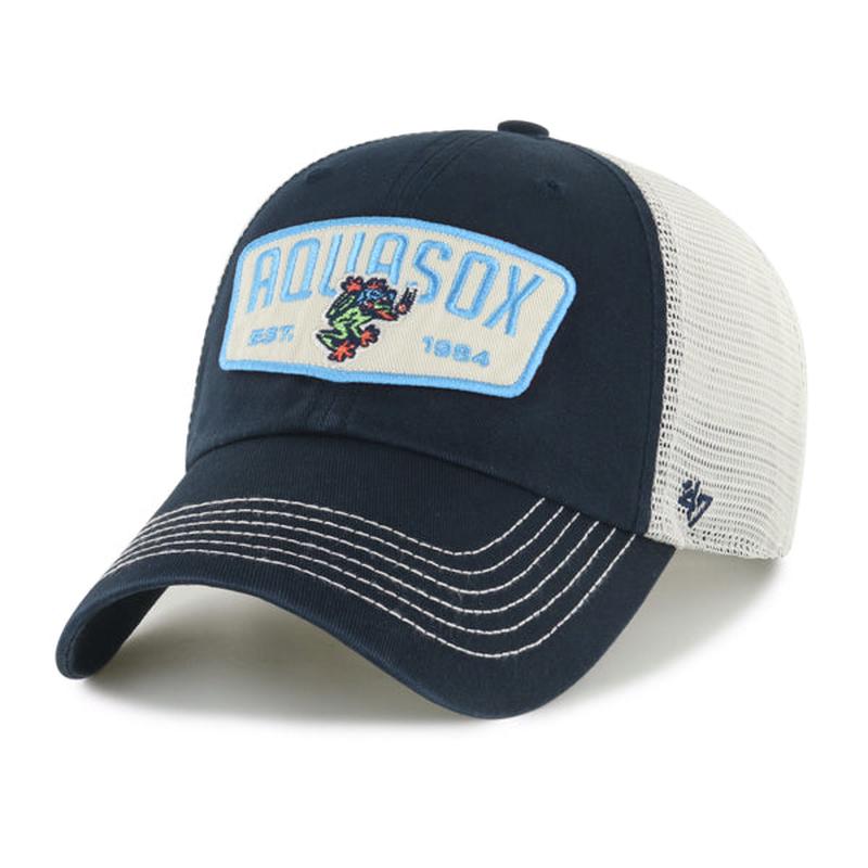 Everett AquaSox Navy Carver '47 Clean Up Mesh Cap
