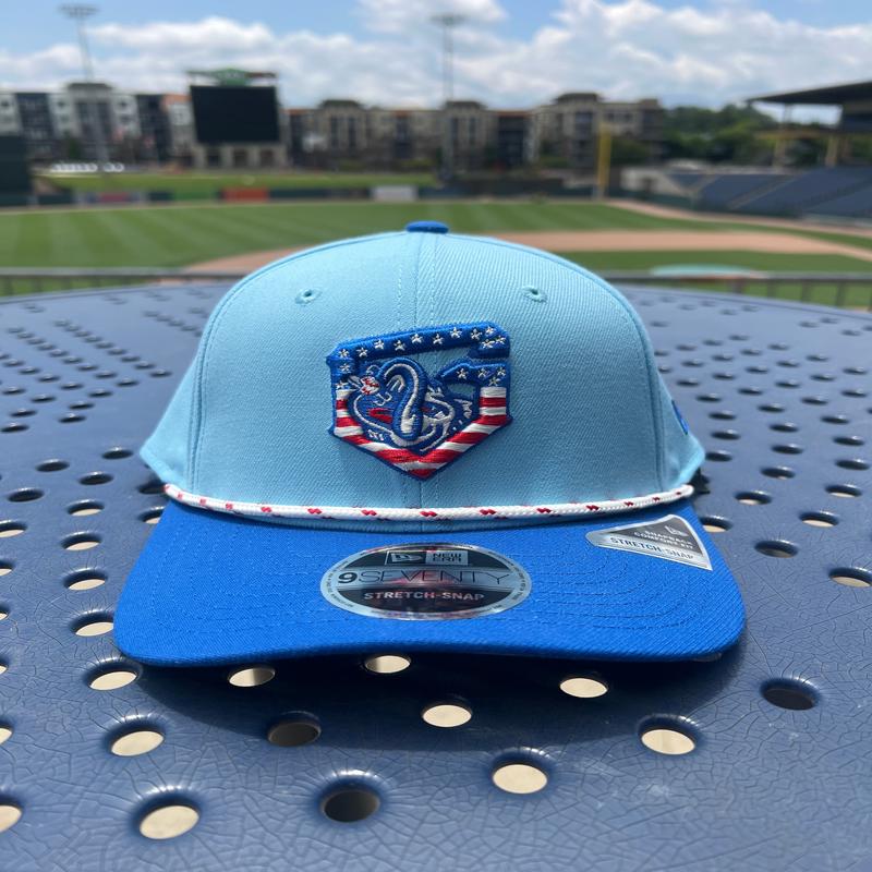 Gwinnett Stripers New Era 2025 4th of July Navy 970SS Adjustable Cap