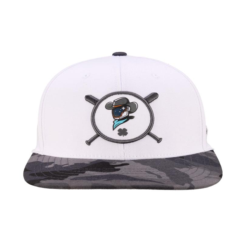 Sugar Land Space Cowboys Black Clover Hat Snapback Infield