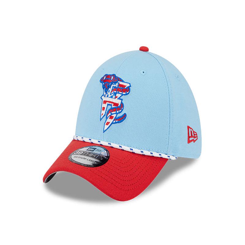 Timber Rattlers New Era 4th of July 3930 Stretch Fit Hat