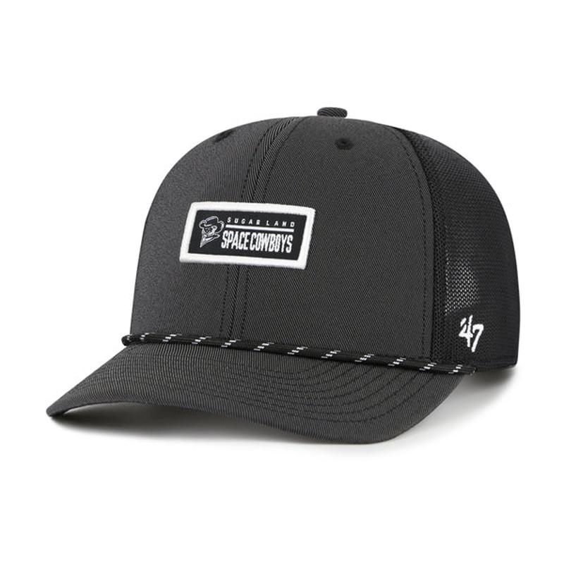 Sugar Land Space Cowboys 47 Brand Hat Trucker Rumble Rope