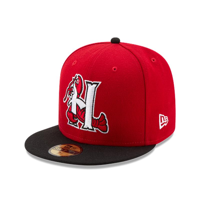 Hickory Crawdads New Era Home 59Fifty Fitted Cap