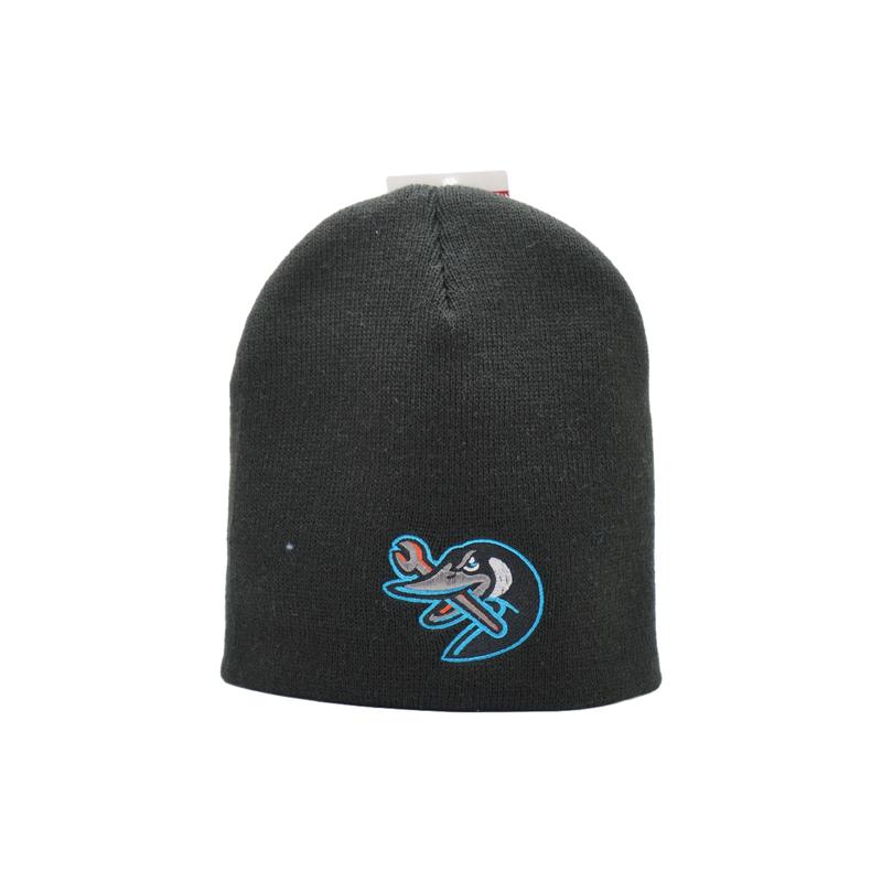 Beloit Sky Carp Black Wrench Winter Hat