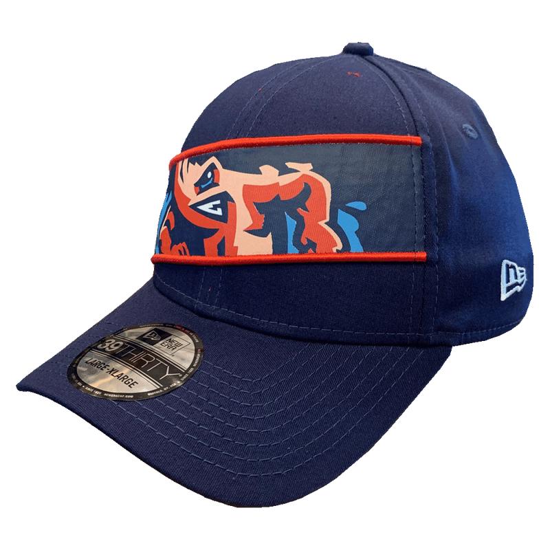Jacksonville Jumbo Shrimp New Era Panel 39Thirty Flexfit Cap