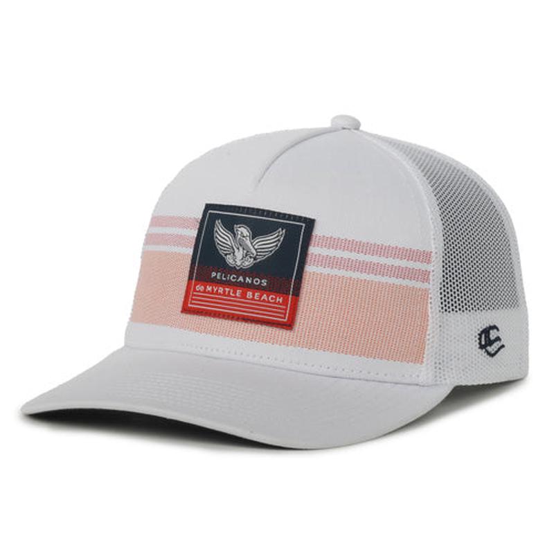 Myrtle Beach Pelicans Outdoor Cap White Ace COPA Pelicanos de Myrtle Beach Snapback Cap