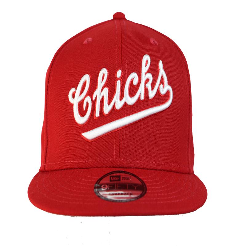 New Era Red Script Chicks Snapback