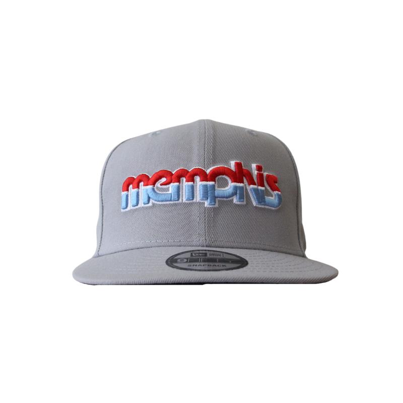 Script "Memphis" Grey New Era Snapback