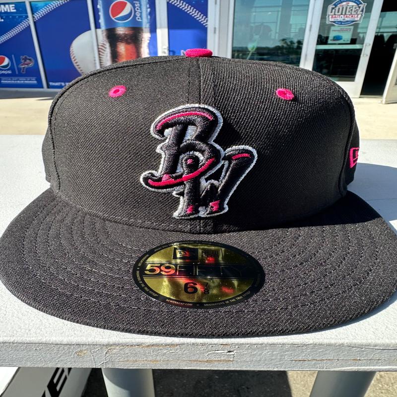 Pensacola Blue Wahoos New Era 59Fifty 2024 Black Fitted Cap