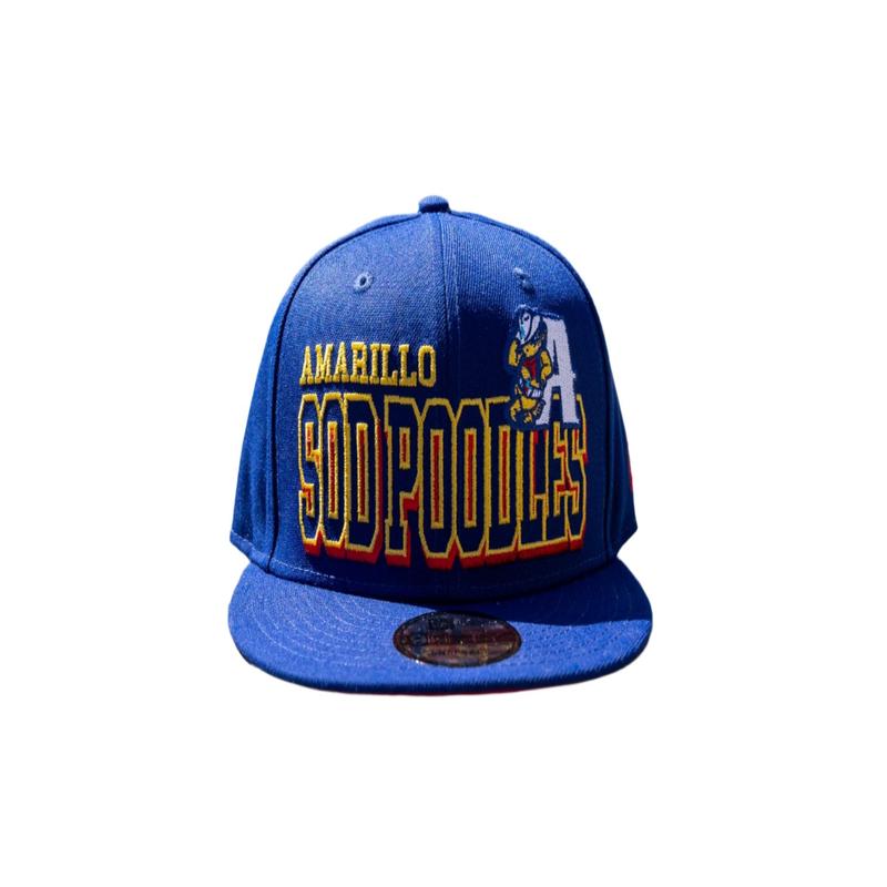 Amarillo Sod Poodles New Era Royal Lean A 9FIFTY