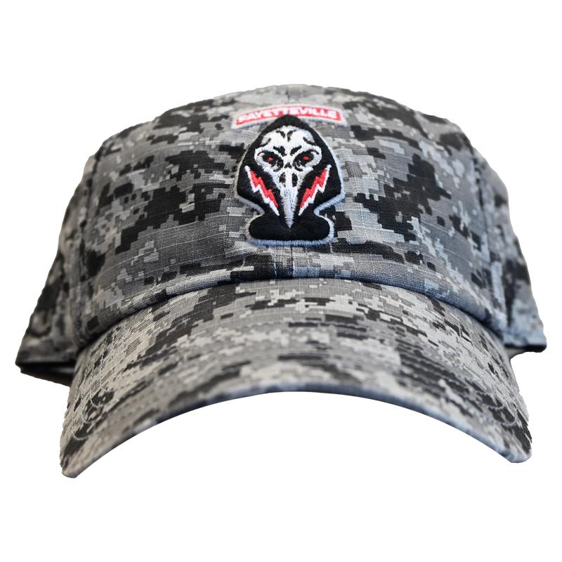 Fayetteville Woodpeckers '47 Brand Black Ops Camo Clean Up Cap