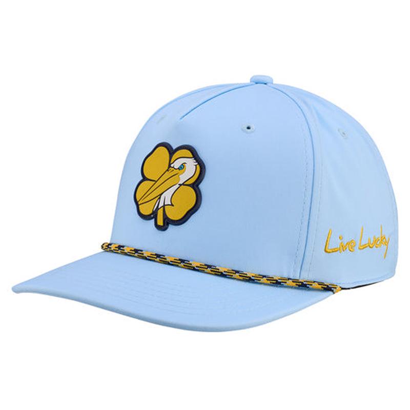 Myrtle Beach Pelicans Black Clover Light Blue Perfect Game Alternate Adjustable Cap
