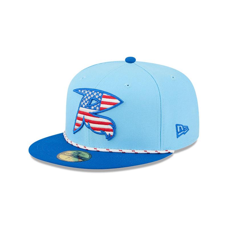 Richmond Flying Squirrels New Era July 4th S&S 59Fifty On-Field Cap
