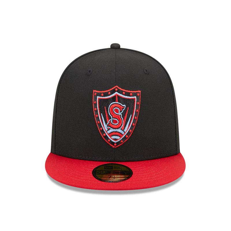 Spokane Indians Marvel's Defenders of the Diamond New Era 59FIFTY Fitted Cap