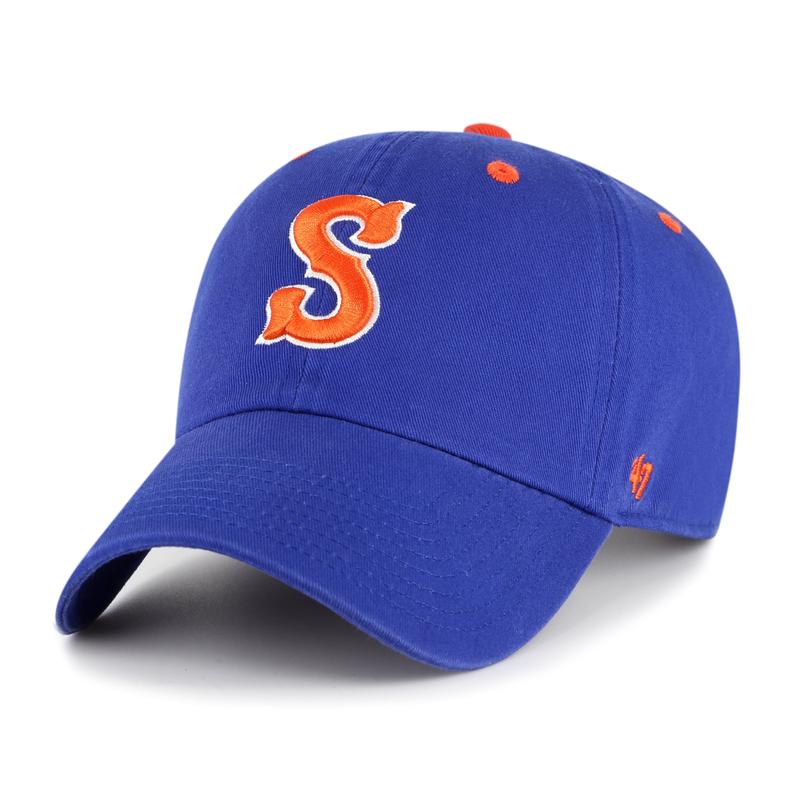 Syracuse Mets 47 Road Replica Clean Up Adj. Cap