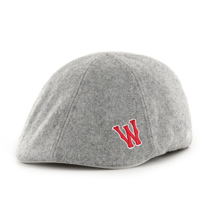 Worcester Red Sox Gray Baker Boy Scally Cap