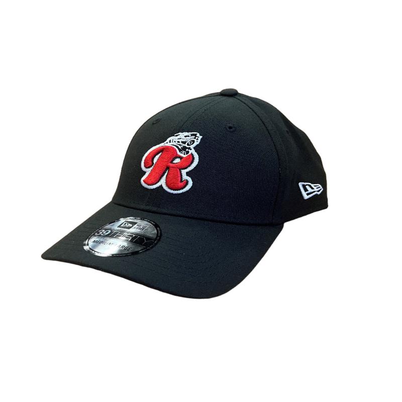 New Era 39Thirty Alt. 2 Black and Red Train Retro Stretch-Fit Hat