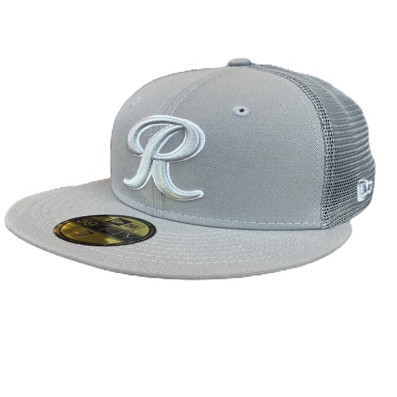 Tacoma Rainiers New Era 59Fifty Gray Mesh Fitted