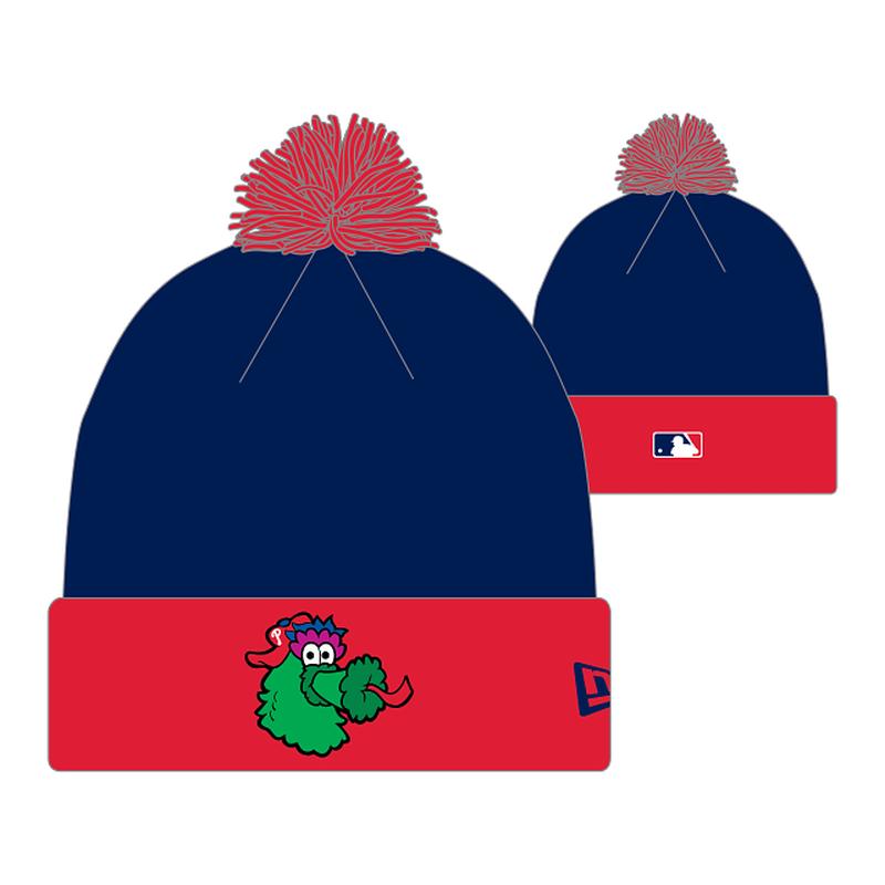 Jersey Shore BlueClaws New Era Phillie Phanatic BP Knit Cap