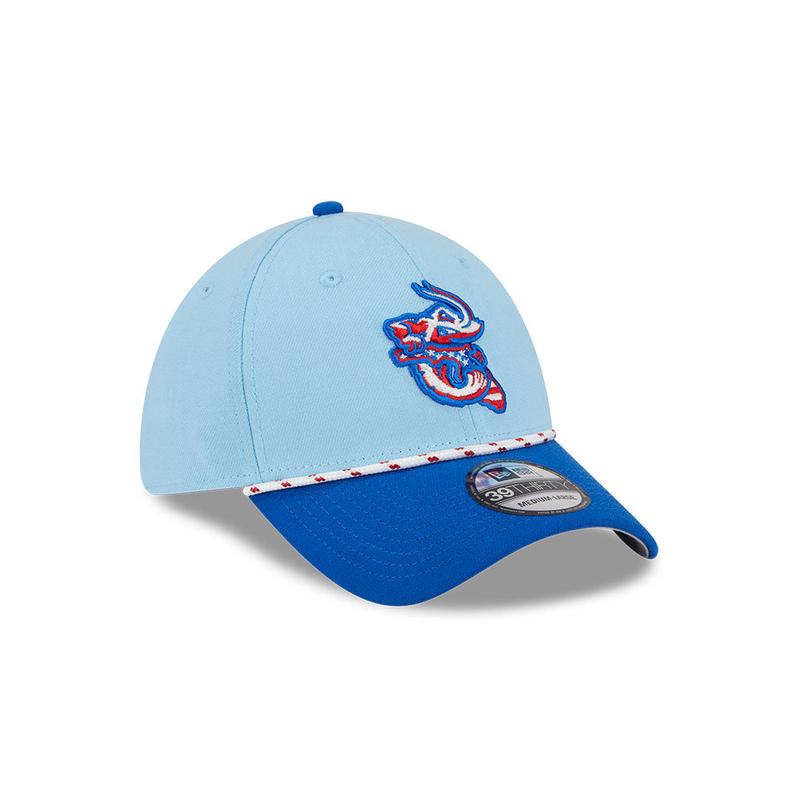 Jacksonville Jumbo Shrimp New Era 2025 4th of July 39Thirty