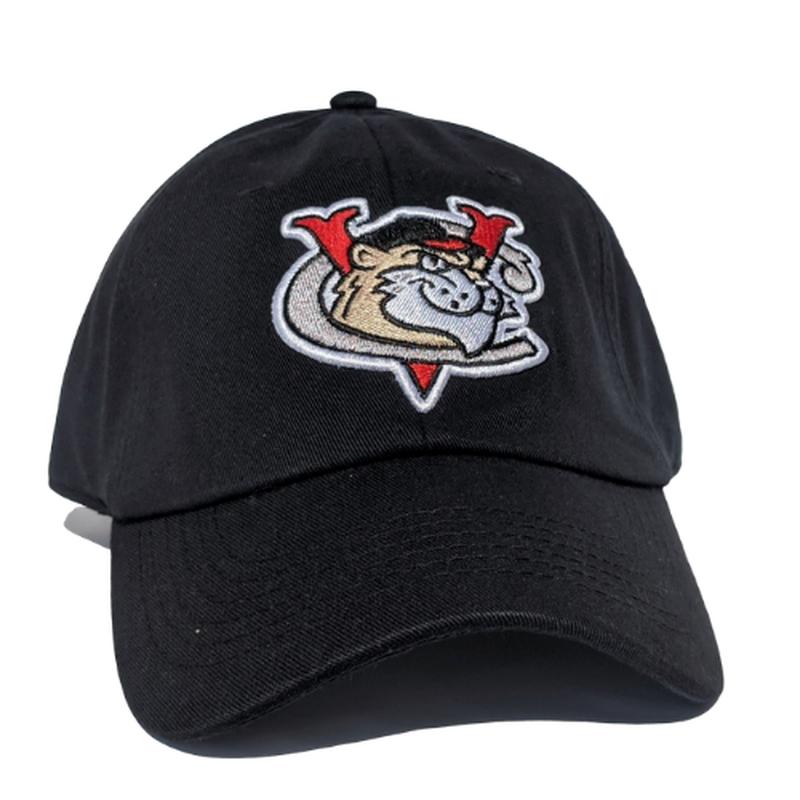 Tri-City ValleyCats Black Garmet Washed Adjustable Hat