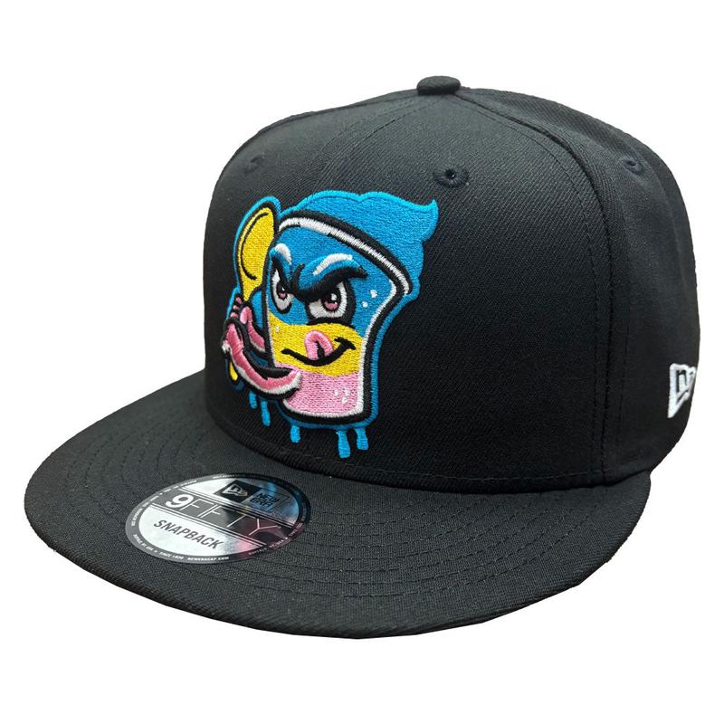 Jacksonville Jumbo Shrimp New Era Black Honey Drippers 9Fifty