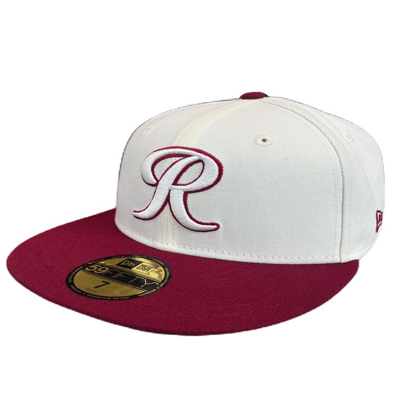 Tacoma Rainiers New Era 59Fifty Chrome Crimson R Cap