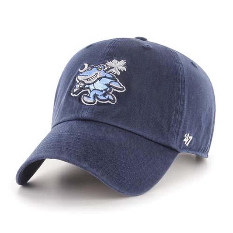 Myrtle Beach Pelicans 47 Brand Youth Navy Rally Adjustable Clean Up Cap