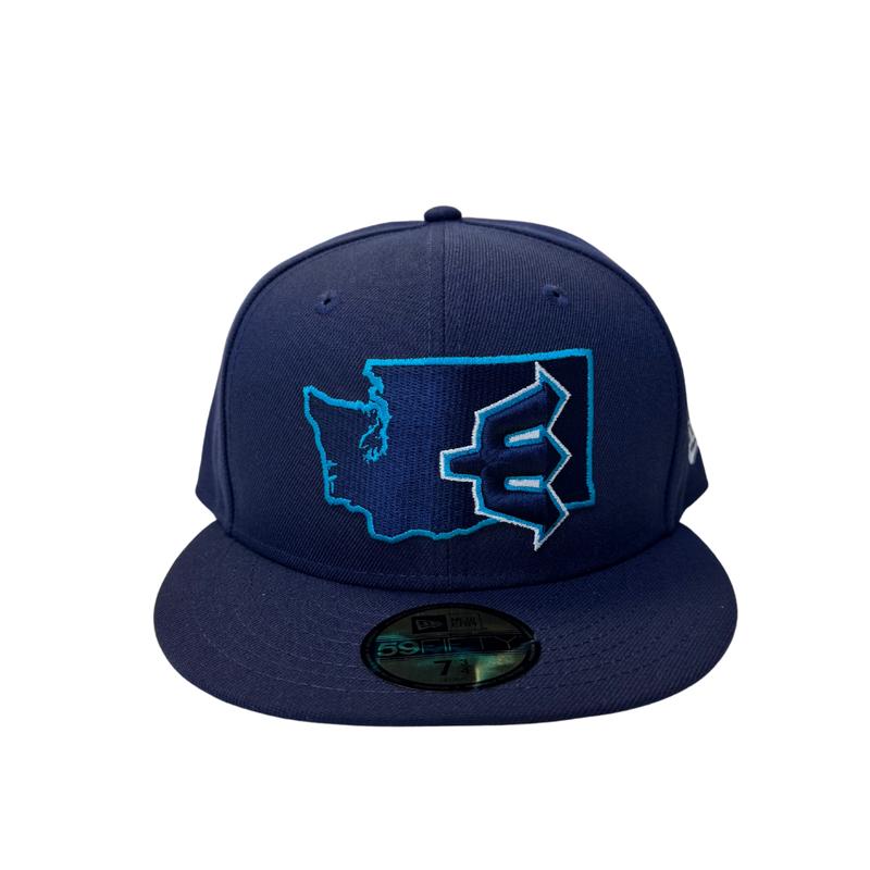 Everett AquaSox State Cap 59FIFTY