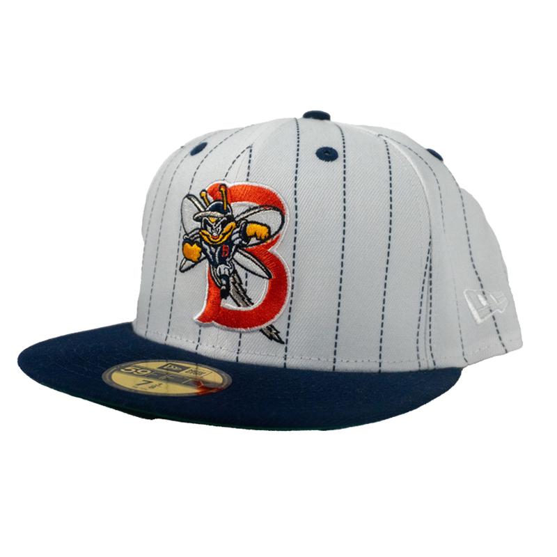 BRP B-Mets 59FIFTY Navy Pinstripe Hat W/B-Mets Logo