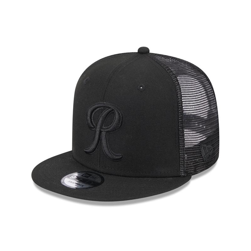 Tacoma Rainiers New Era 9Fifty Black Classic Trucker Snapback