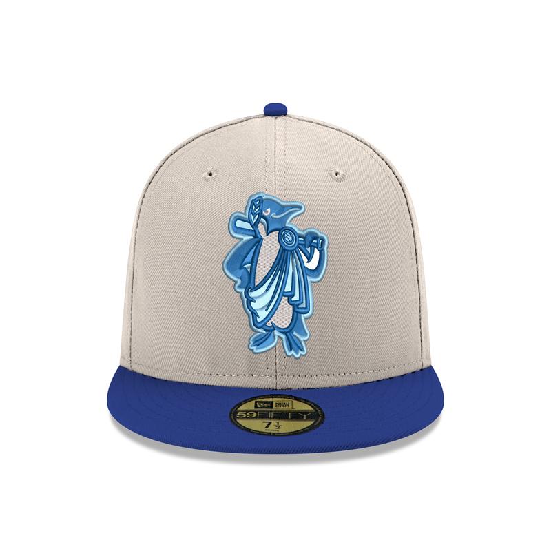 Rome Emperors New Era 59FIFTY Light Blue/Chrome Fitted