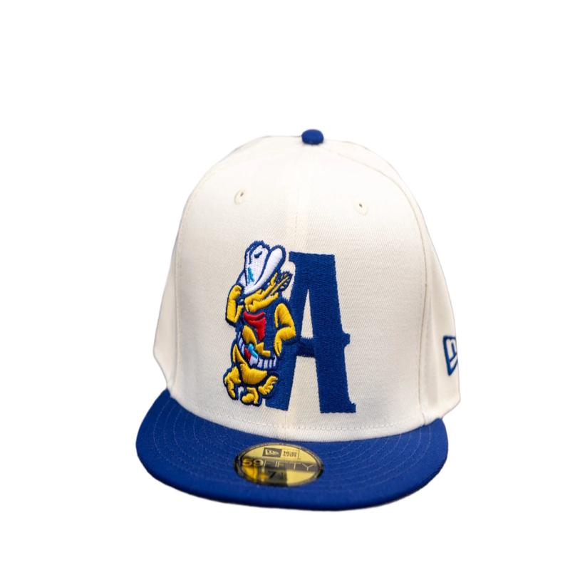 Amarillo Sod Poodles New Era White Lean A 59FIFTY