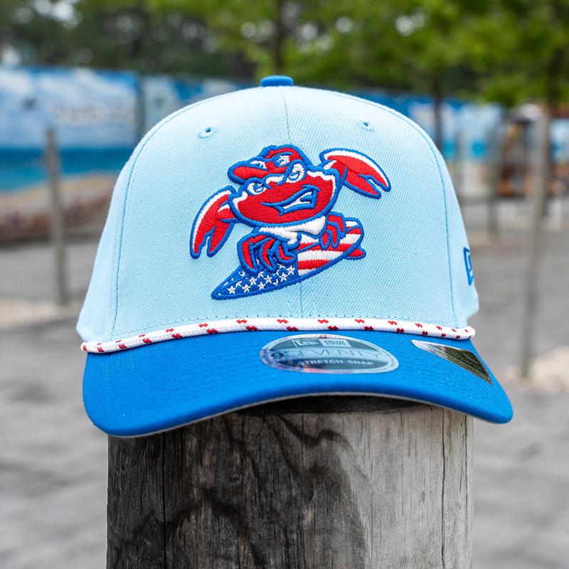 Jersey Shore BlueClaws New Era July 4th 3930 Stretch Fit Cap 2025