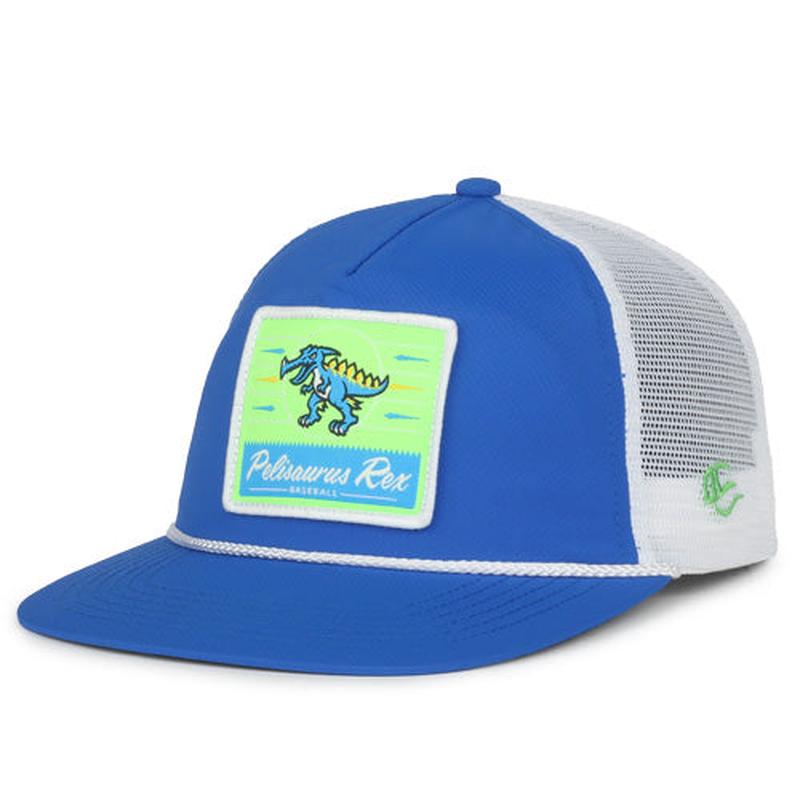Myrtle Beach Pelicans Outdoor Cap Youth Royal Blue Pelisaurus Rex Boomer Snapback Cap