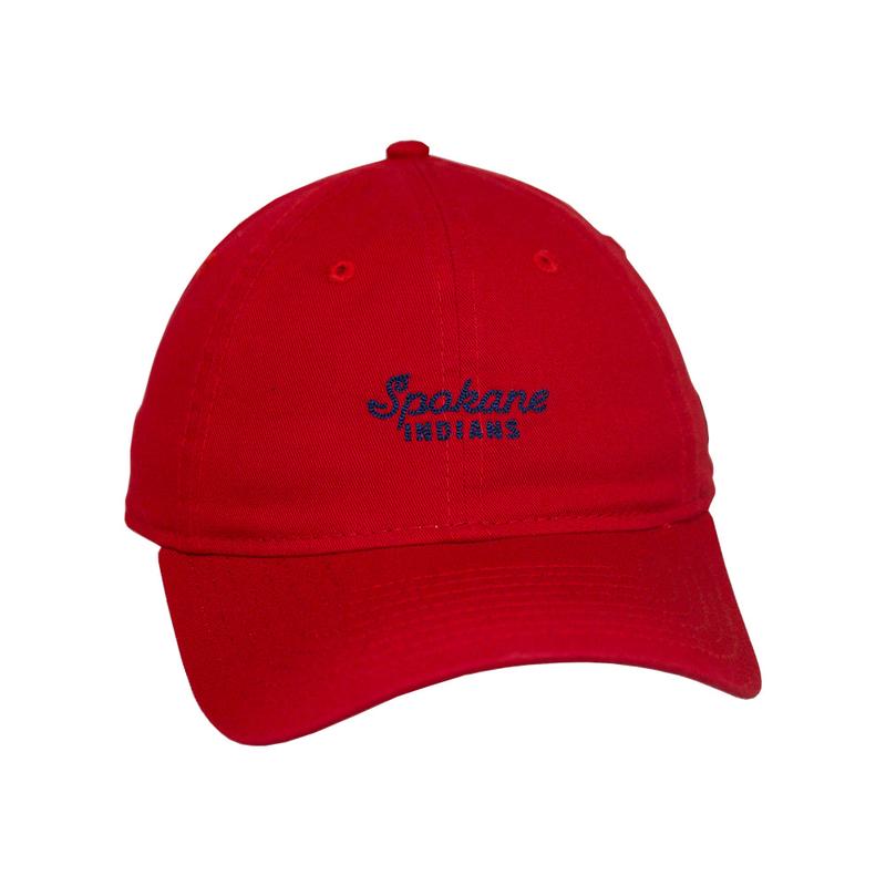 Spokane Indians Kids New Era Red Throwback Adj Cap