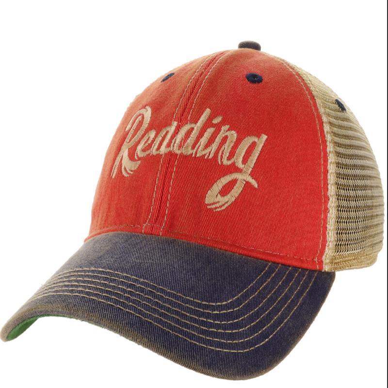 Legacy Reading Scarlett/Navy Mesh Back Trucker Hat