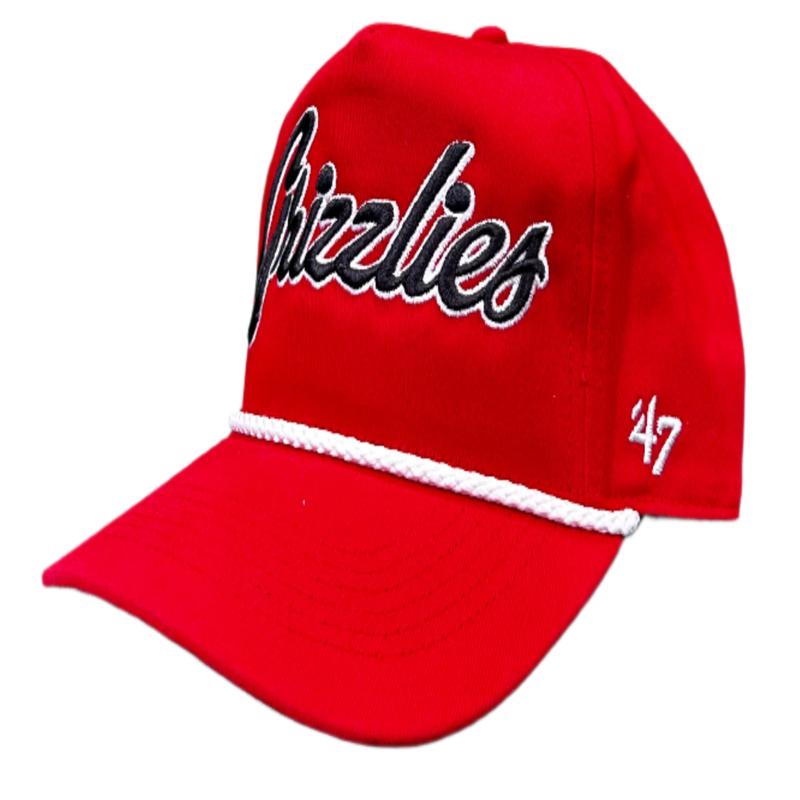 Red Grizzlies Rope Golf Cap