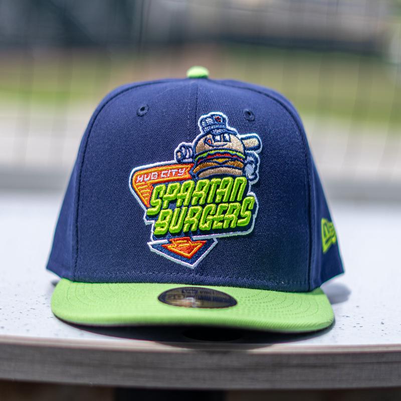 5950 Nvy/Grn Primary Logo Fitted Hat