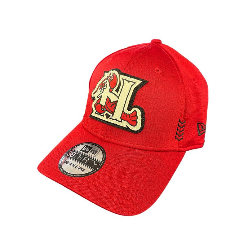 Hickory Crawdads New Era Clubhouse Collection 39Thirty Stretch Fit Cap