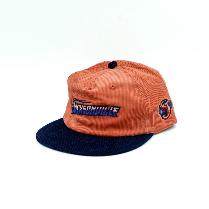 Jacksonville Jumbo Shrimp Official League flipturn x Jumbo Shrimp Navy Cord Hat