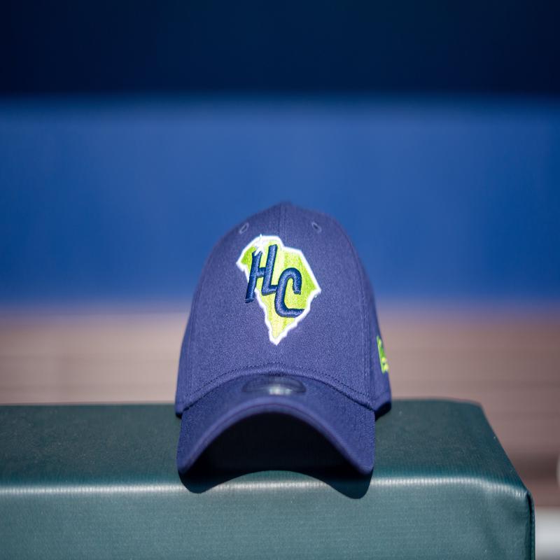 3930 New Era Navy HC Logo Fitted Hat